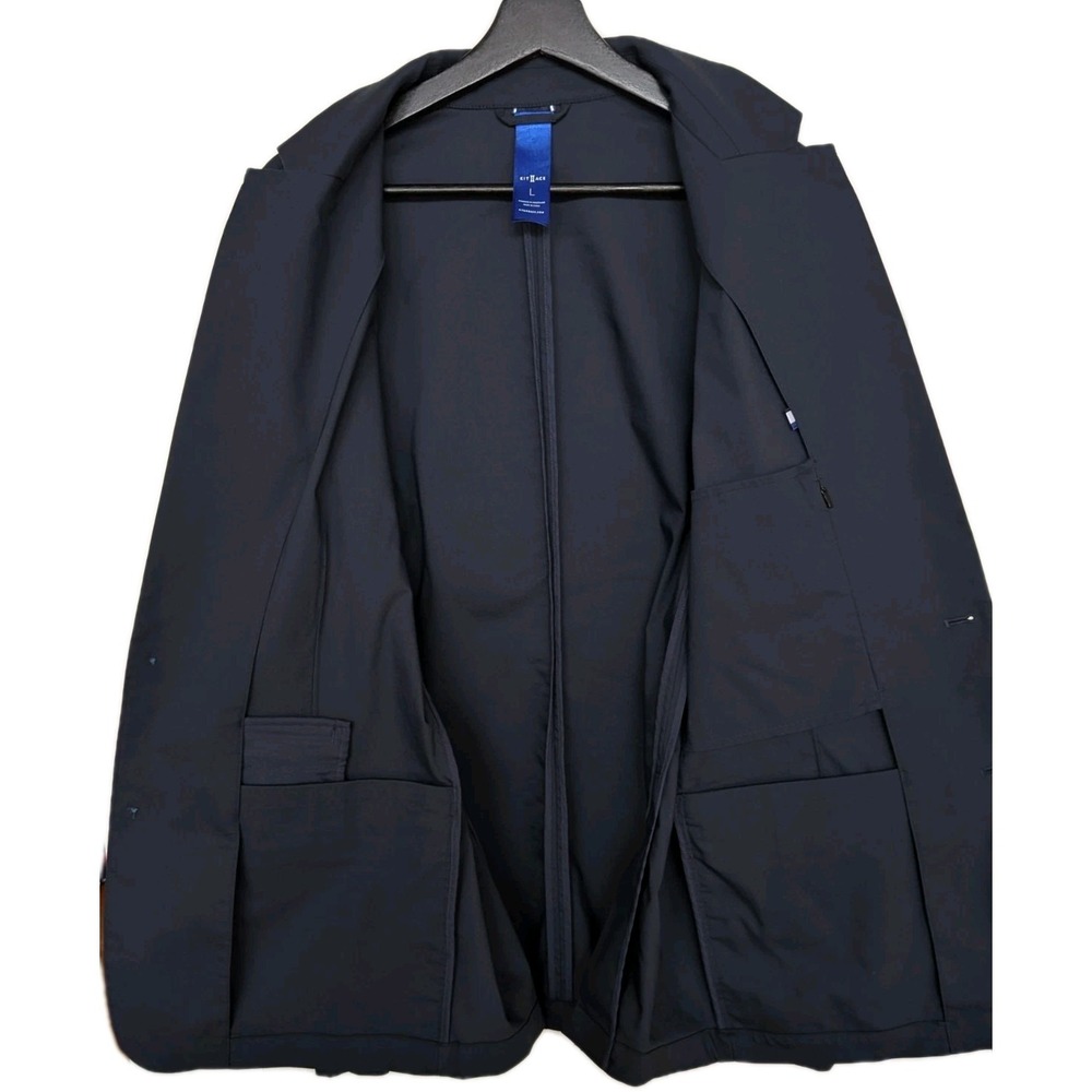 Kit & Ace Blazer L Navy Stretch‎ Tech Jacket Minimal Travel Casual - Picture 8 of 16